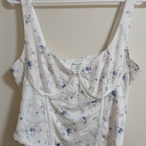 White Floral Camisole